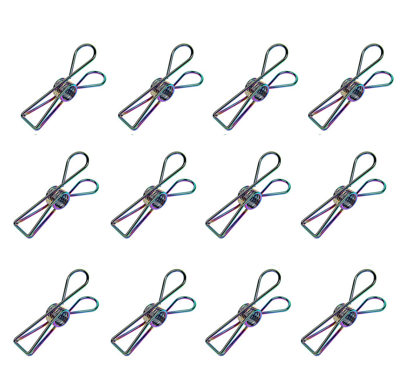 Kayigo-Tiny Paslanmaz çelik Mini Mandal Onikili Rainbow-Ataş-2-Milagron.com