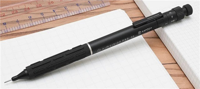 Kayou Plus Aimvision Pro Teknik Çizim Mekanik Kurşun Kalem Meteor Black Kamp-Aipbk