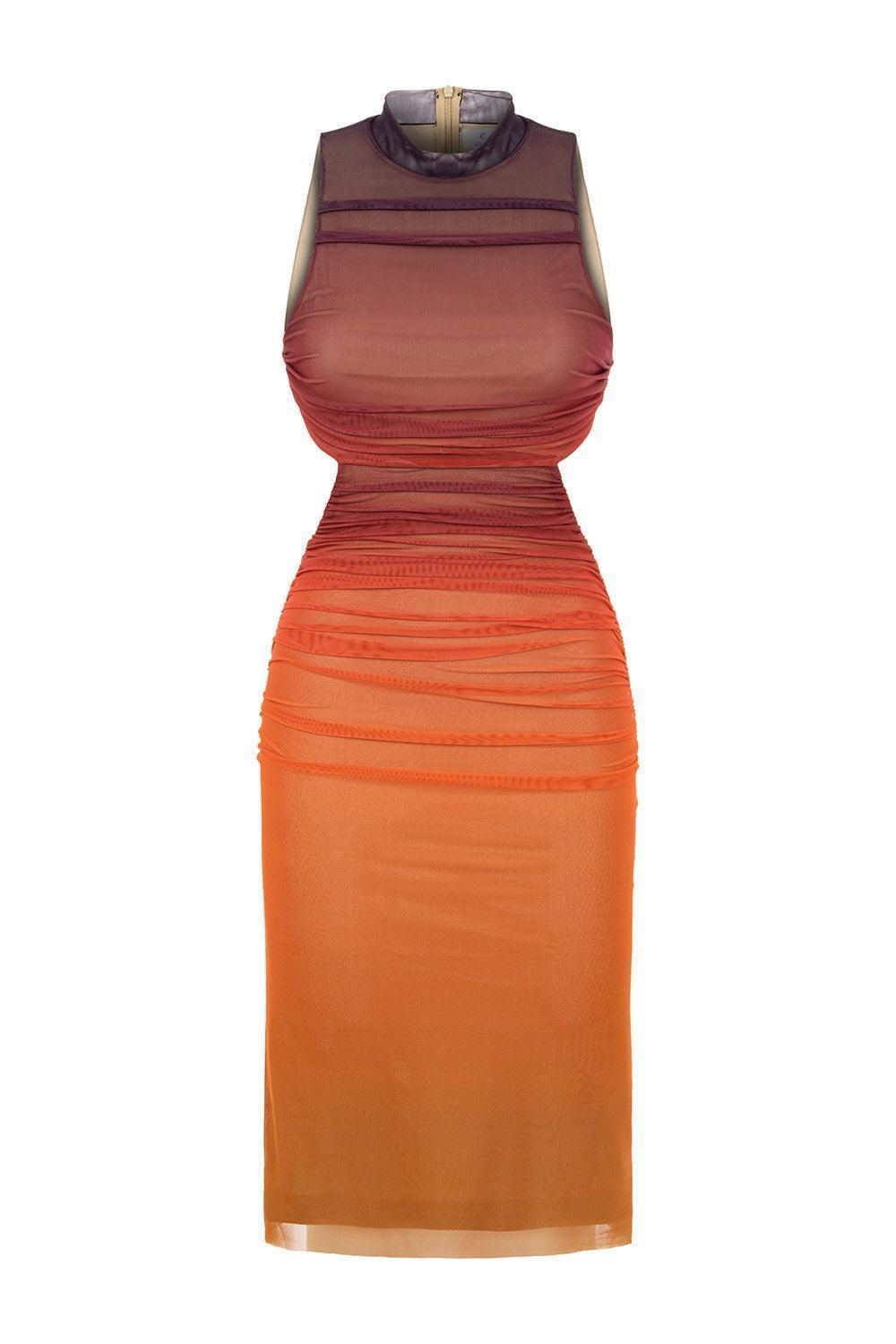 Khéla The Label-Calamity Mesh Dress-Elbise-3-Milagron.com