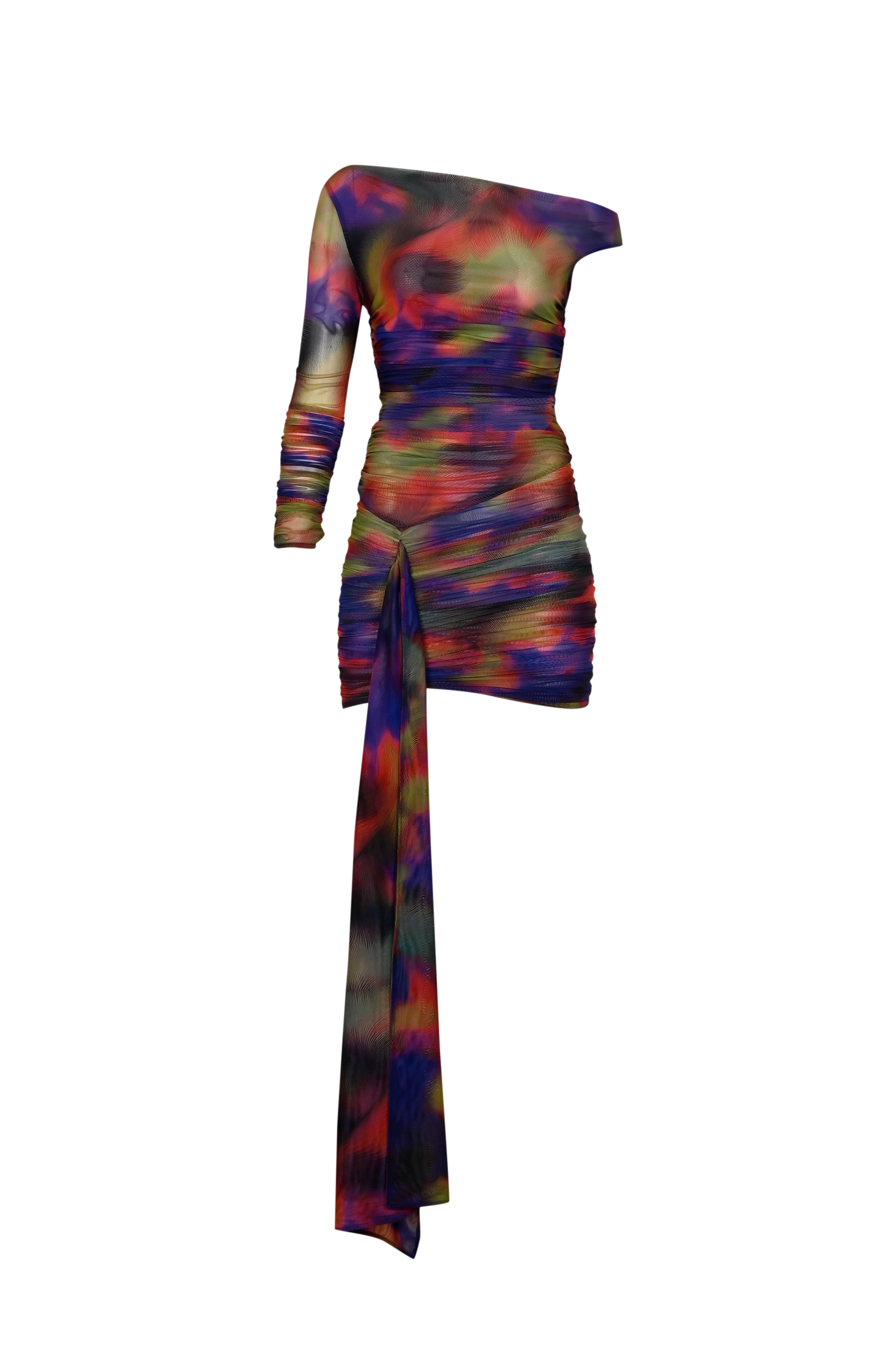 Khéla The Label-Corrupt Cosmo Dress In Multi-Elbise-4-Milagron.com