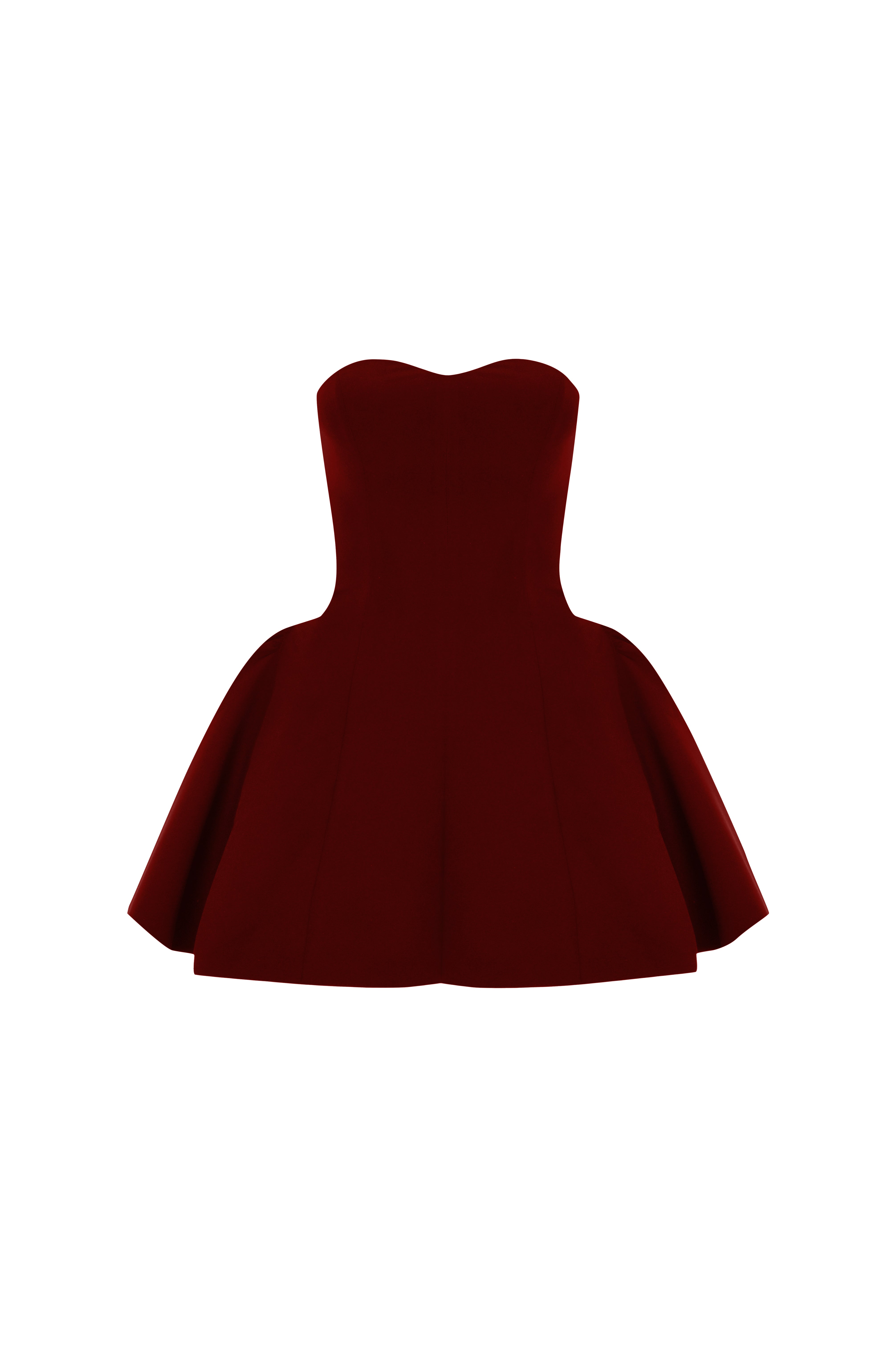 Khéla The Label-Crush Chronicles Dress In Burgundy-Elbise-2-Milagron.com