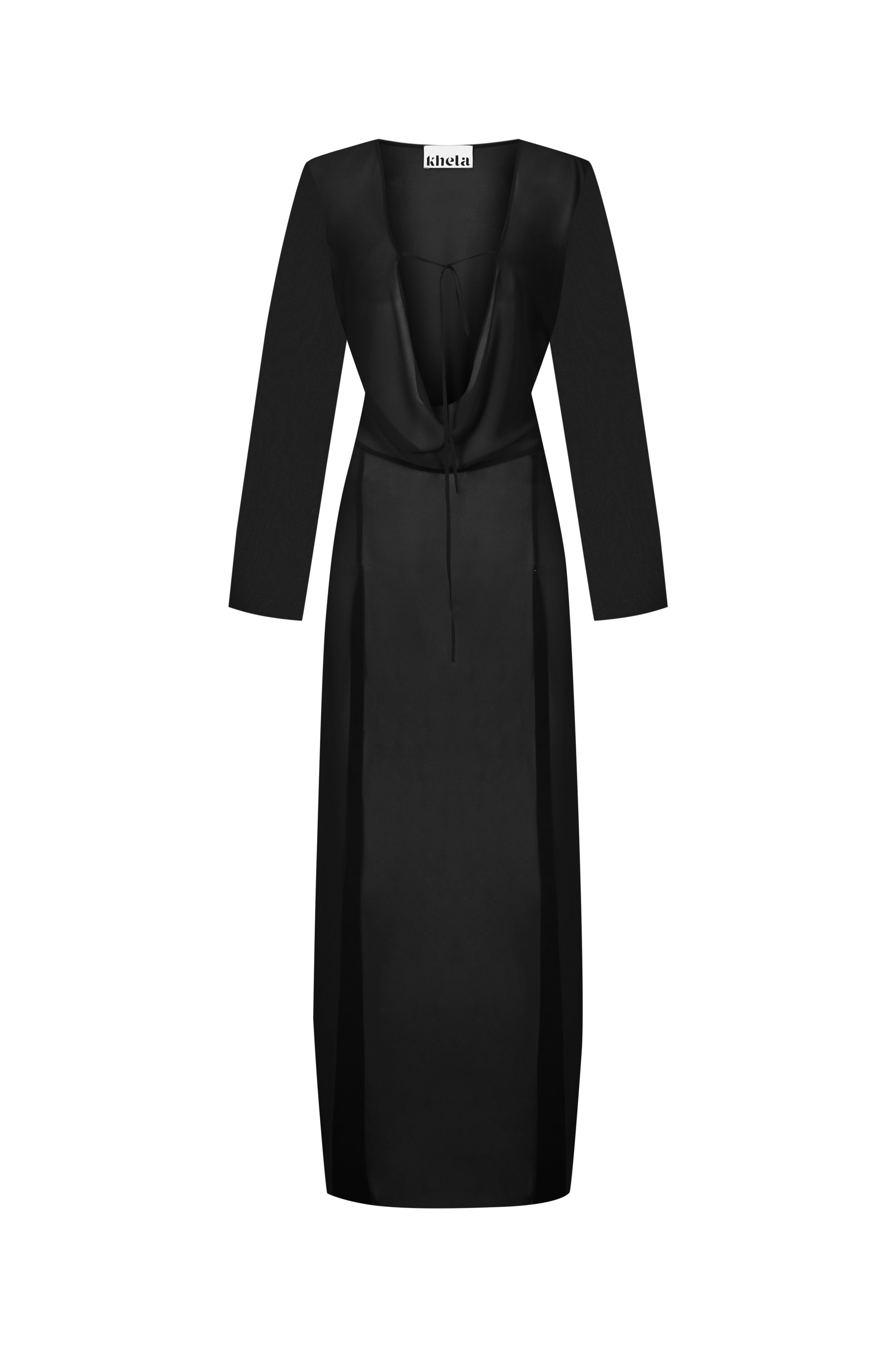 Khéla The Label-Heatwave Dress In Black-Elbise-1-Milagron.com