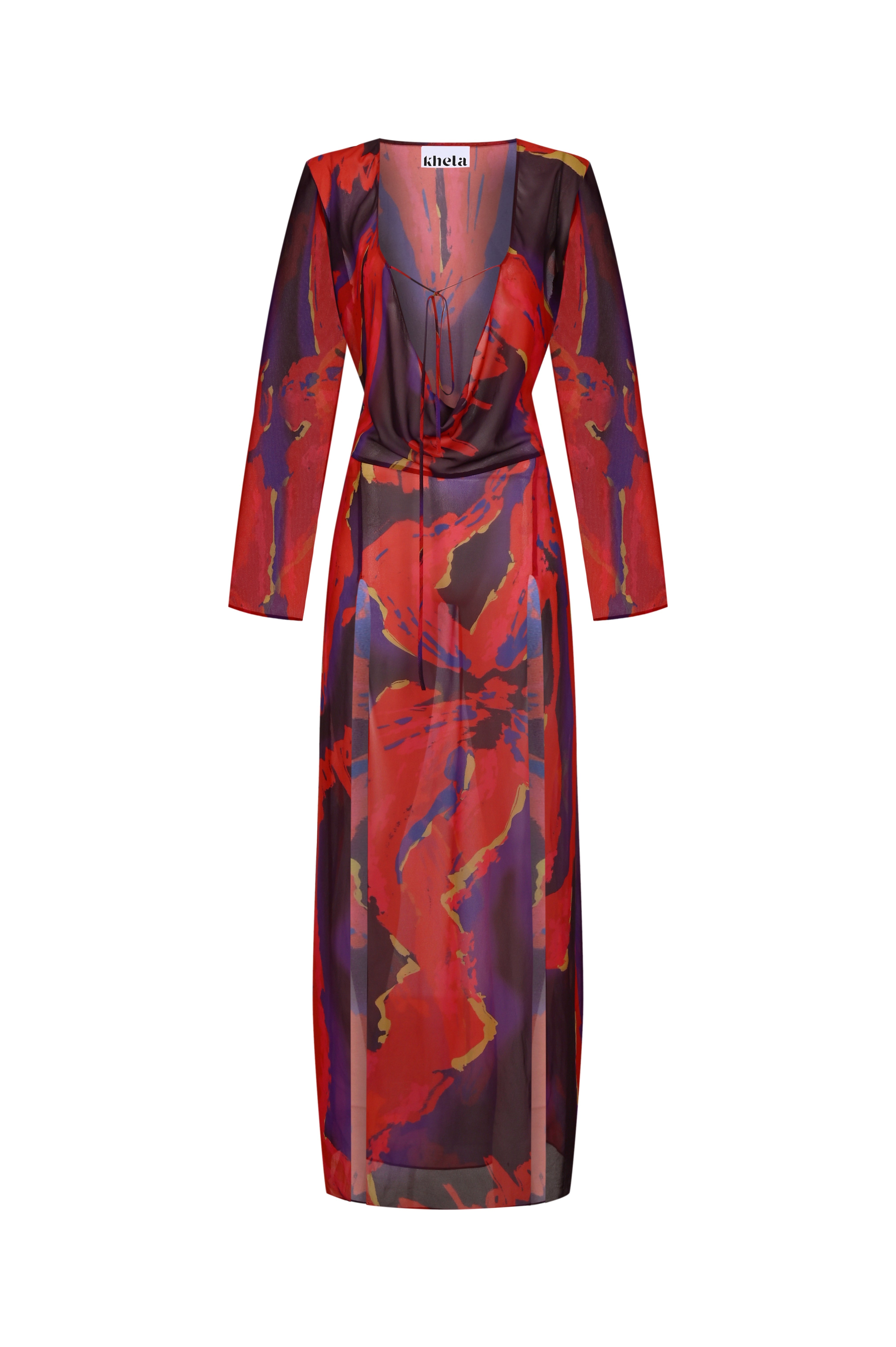 Khéla The Label-Heatwave Dress In Flower Print-Elbise-4-Milagron.com