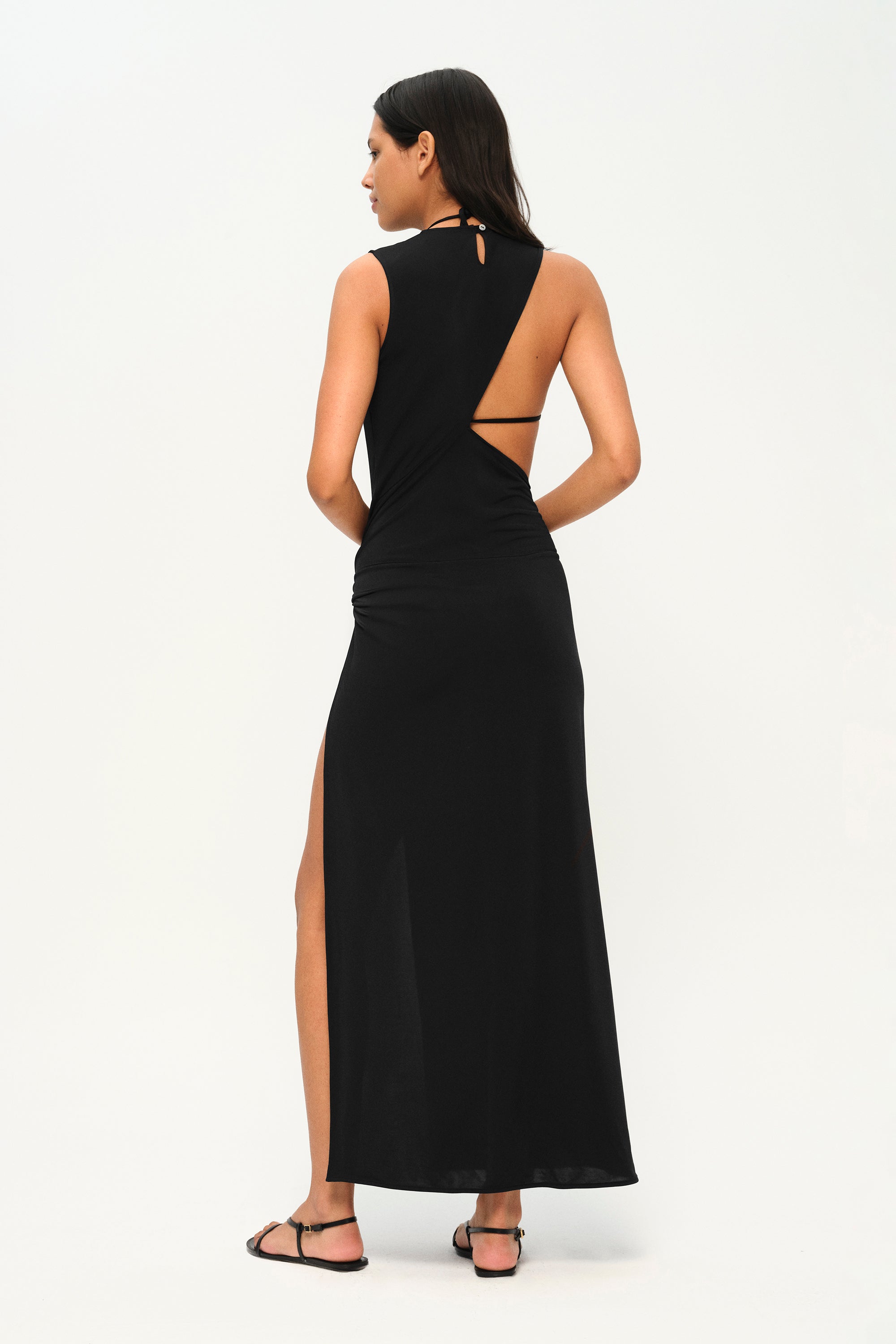 Khéla The Label-Hot Streak Dress In Black-Elbise-4-Milagron.com