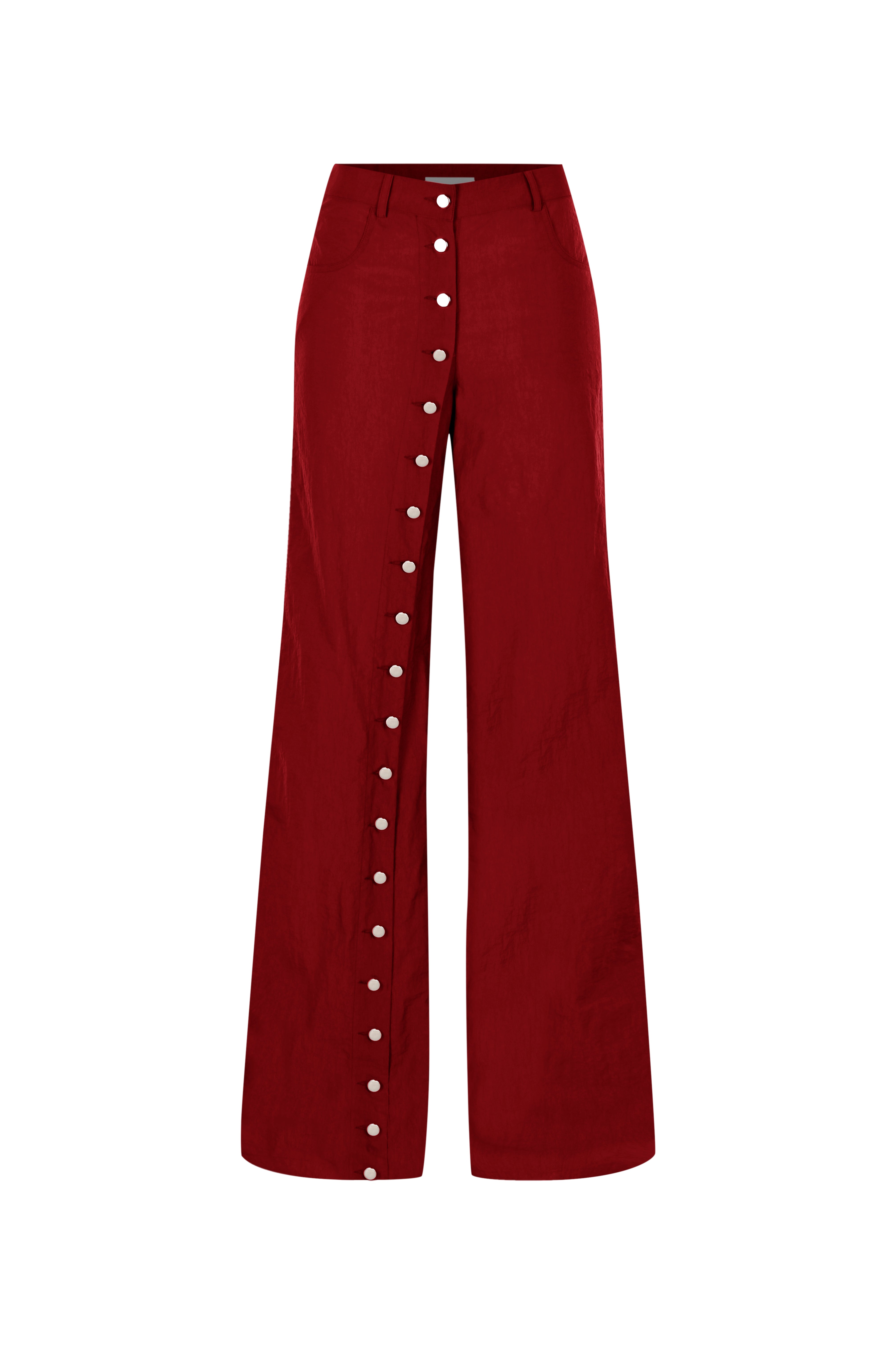 Khéla The Label-Magnet Of Scandal Pants In Merlot-Pantolon-4-Milagron.com
