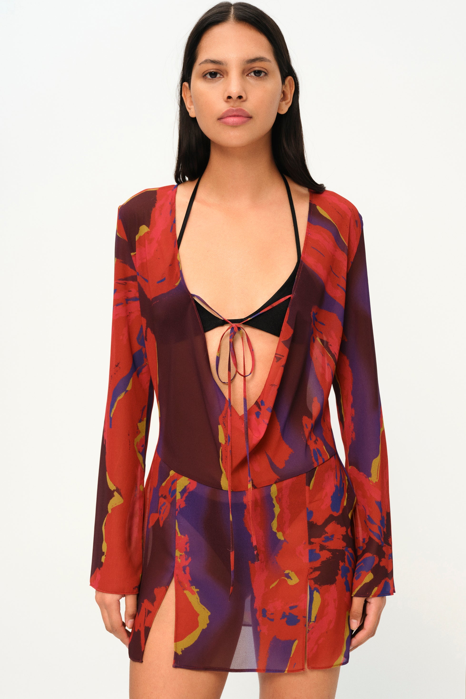Khéla The Label-No Rush Dress In Flower Print-Elbise-3-Milagron.com