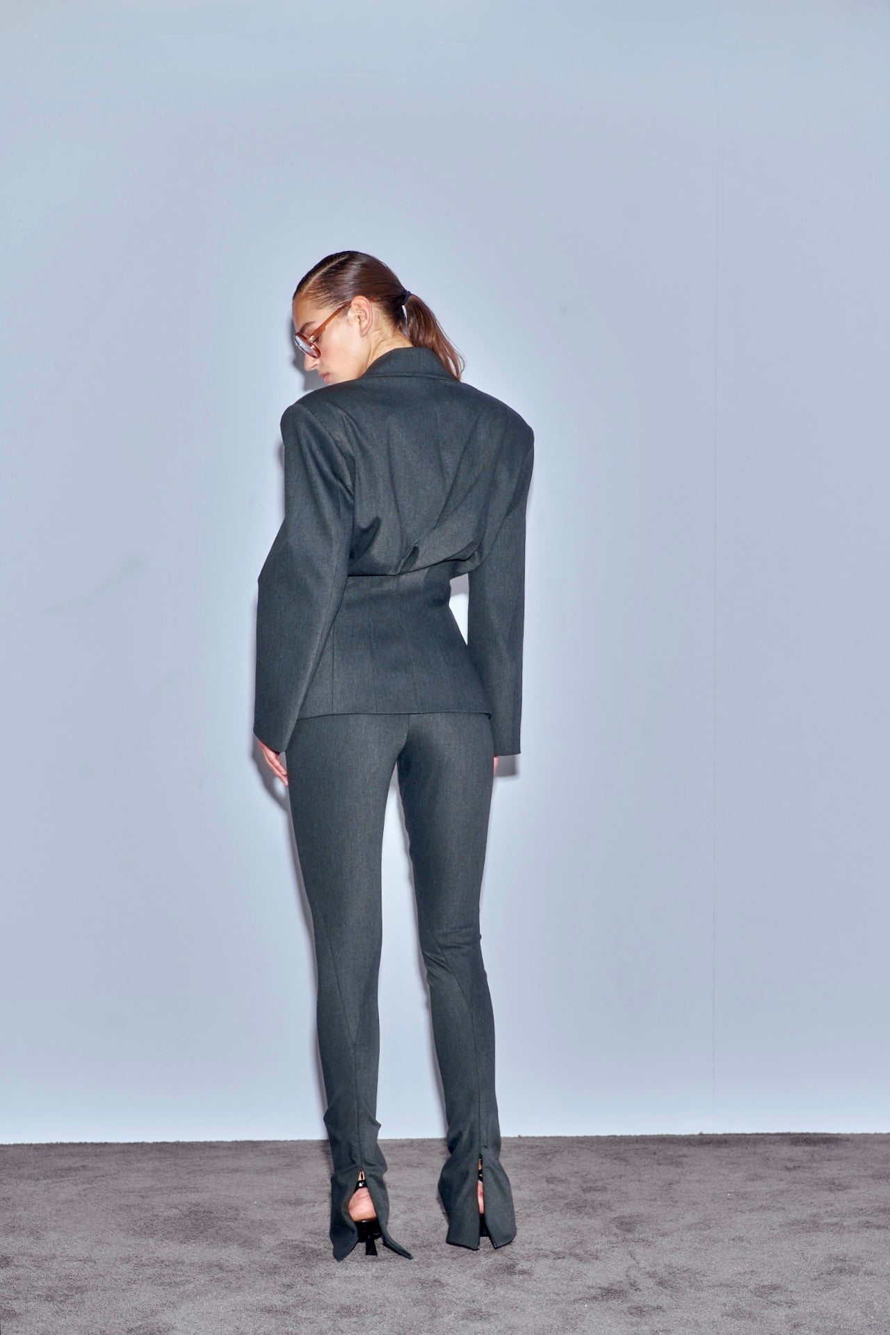 Khéla The Label-Self Made Pants Gray-Bottoms-3-Milagron.com