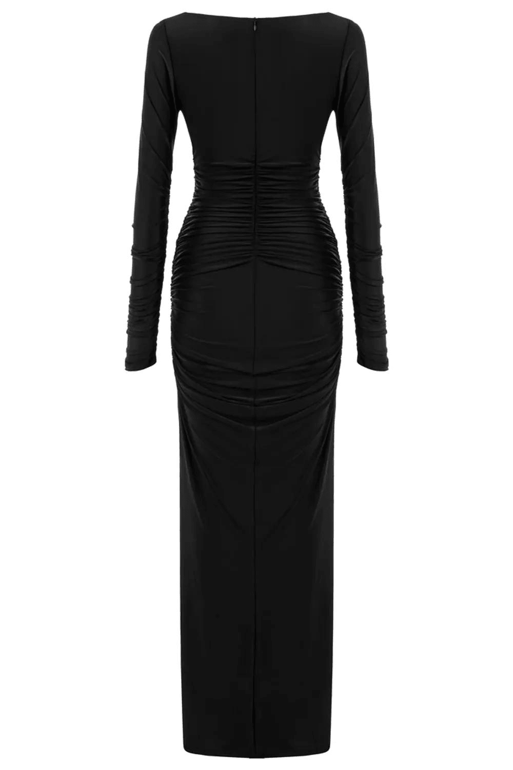 Khéla The Label-Sentient Dress In Black-Elbise-6-Milagron.com
