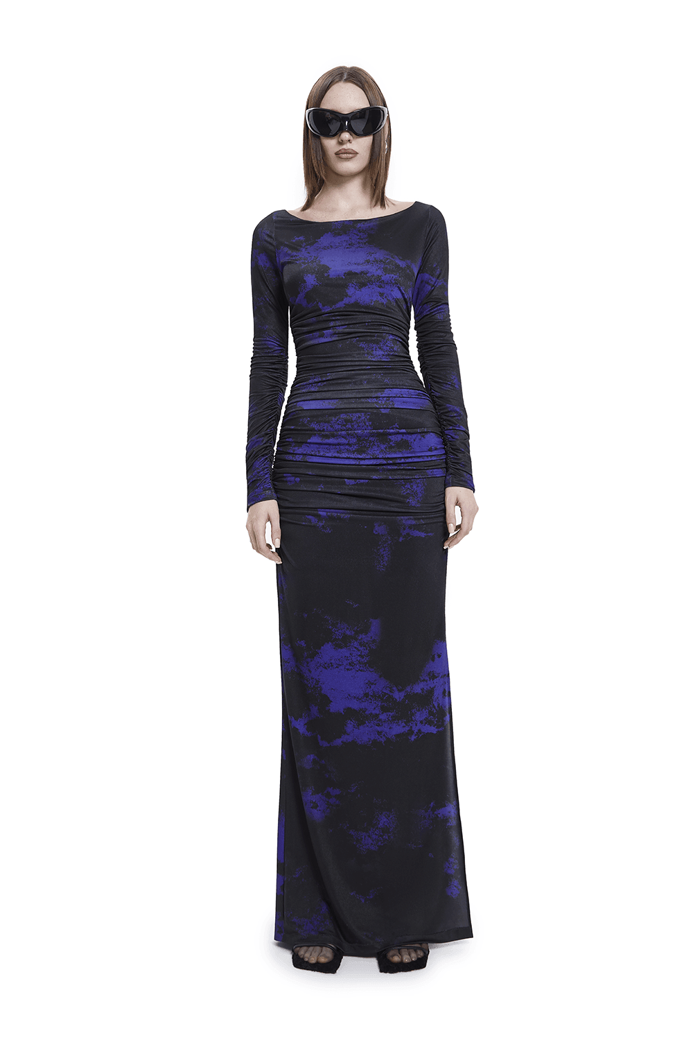 Khéla The Label-Sentient Dress In Purple-Elbise-1-Milagron.com