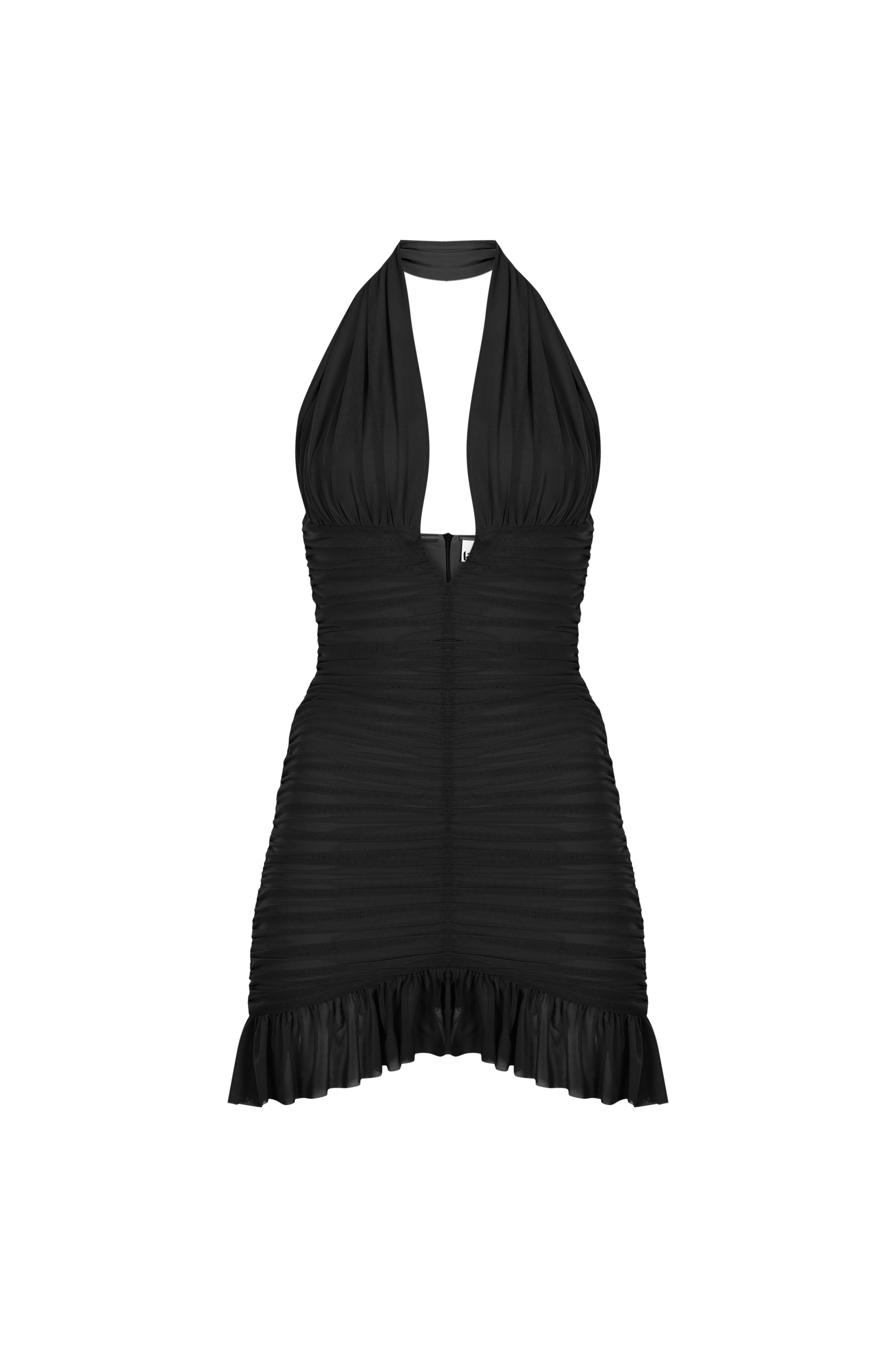 Khéla The Label-Temptress Tini Dress In Black-Elbise-4-Milagron.com