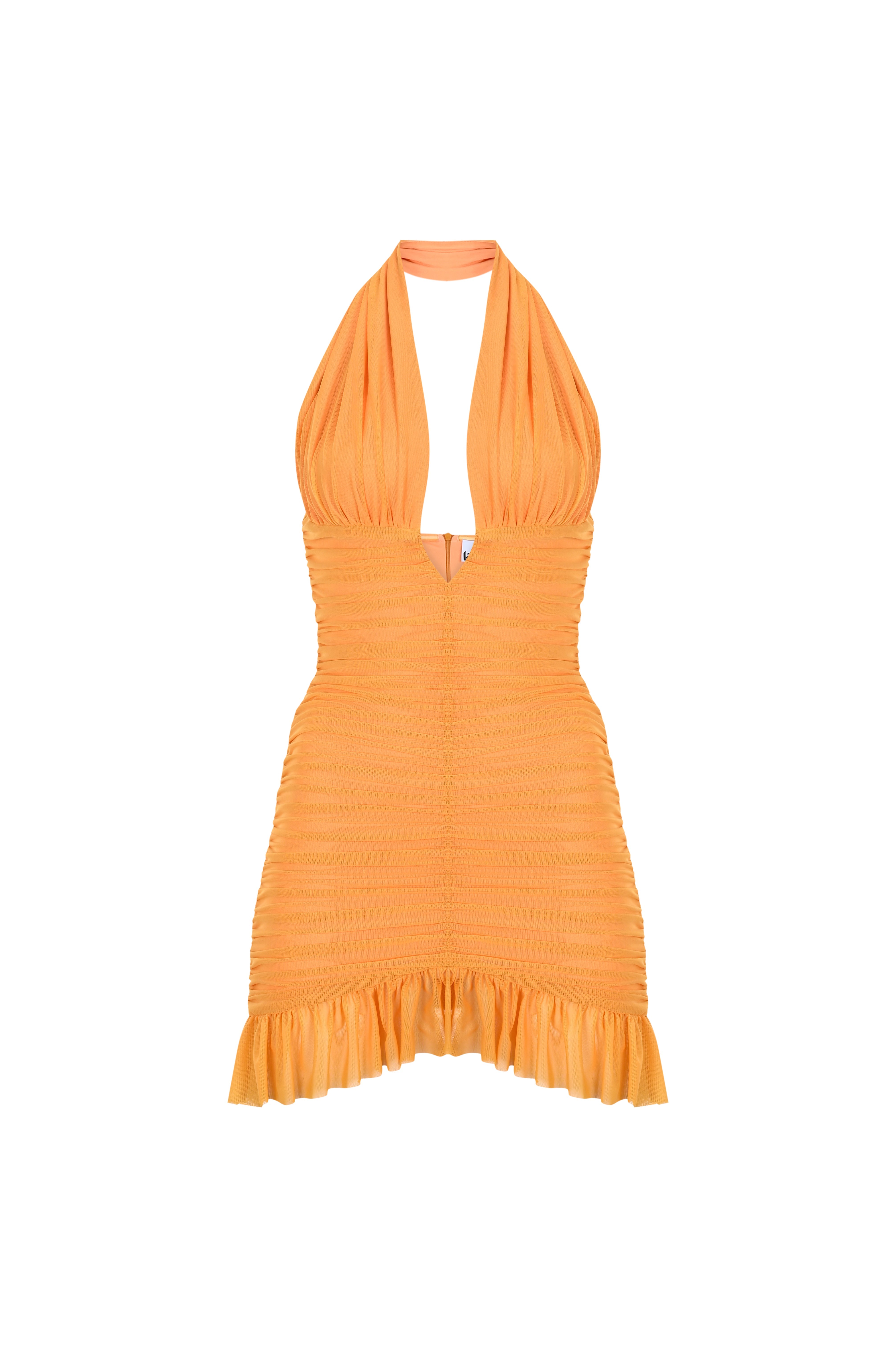 Khéla The Label-Temptress Tini Dress In Mango-Elbise-6-Milagron.com