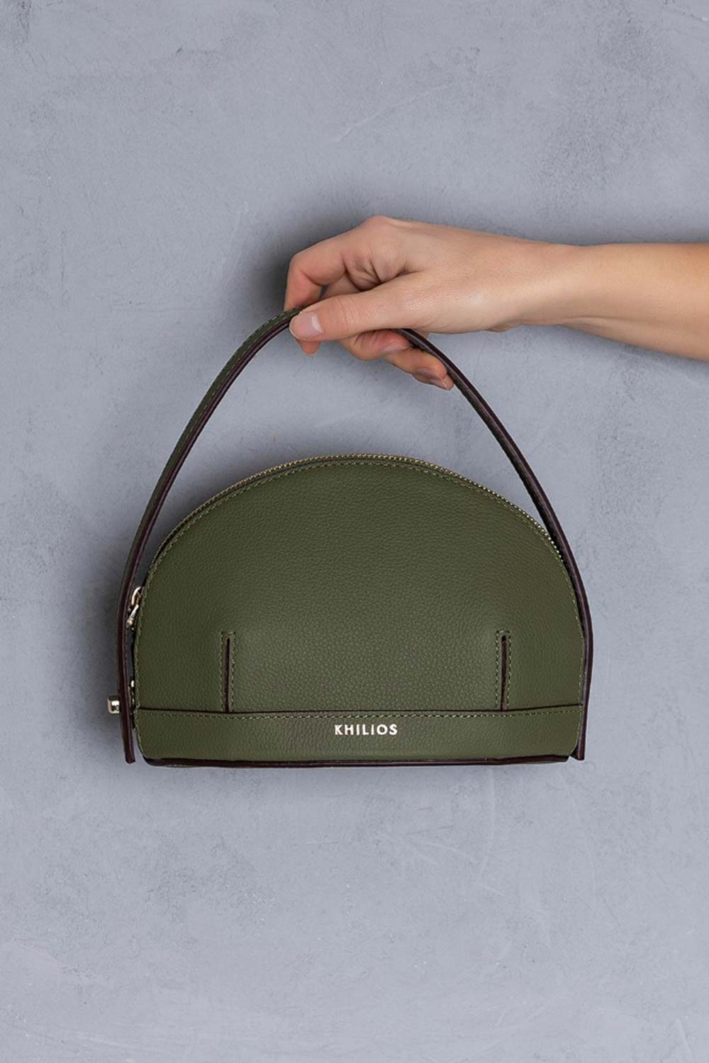 Khilios-Audrey Yeşil Bayan El Çantası-El Çantası-5-Milagron.com