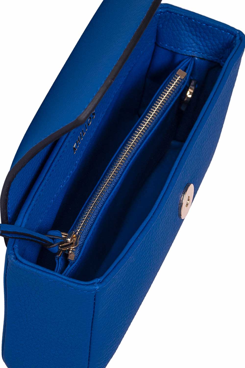 Khilios-Gean Mavi Mini Omuz Çantası-Omuz Çantası-3-Milagron.com