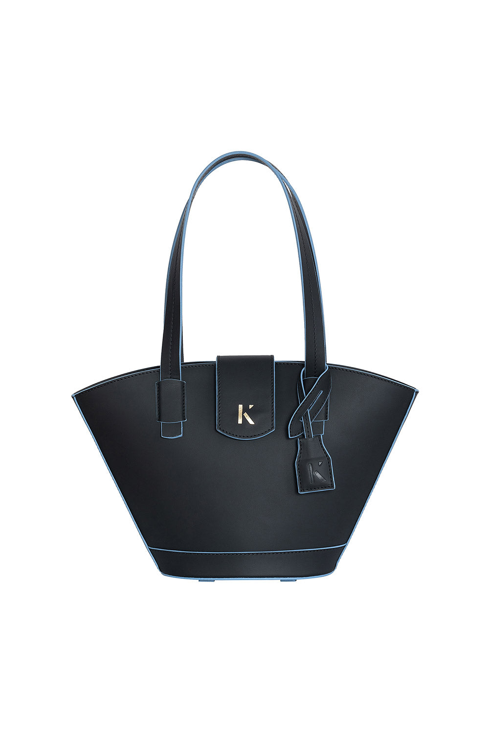 Khilios-Marla Tote Siyah Deri El /omuz Çantası-Omuz Çantası-1-Milagron.com