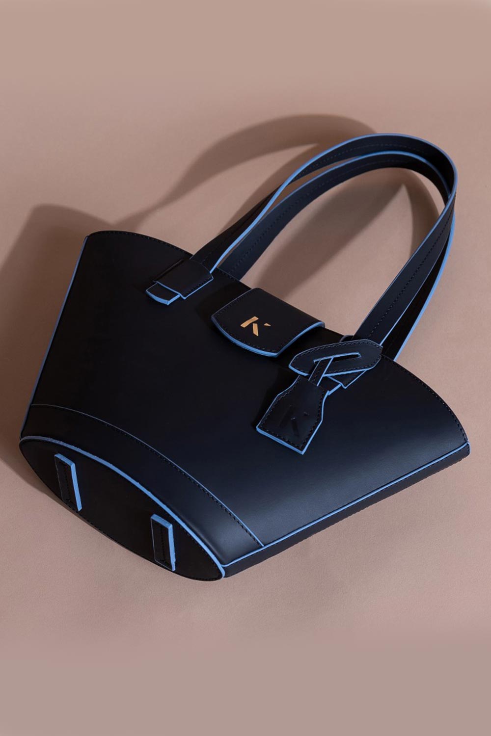 Khilios-Marla Tote Siyah Deri El /omuz Çantası-Omuz Çantası-3-Milagron.com