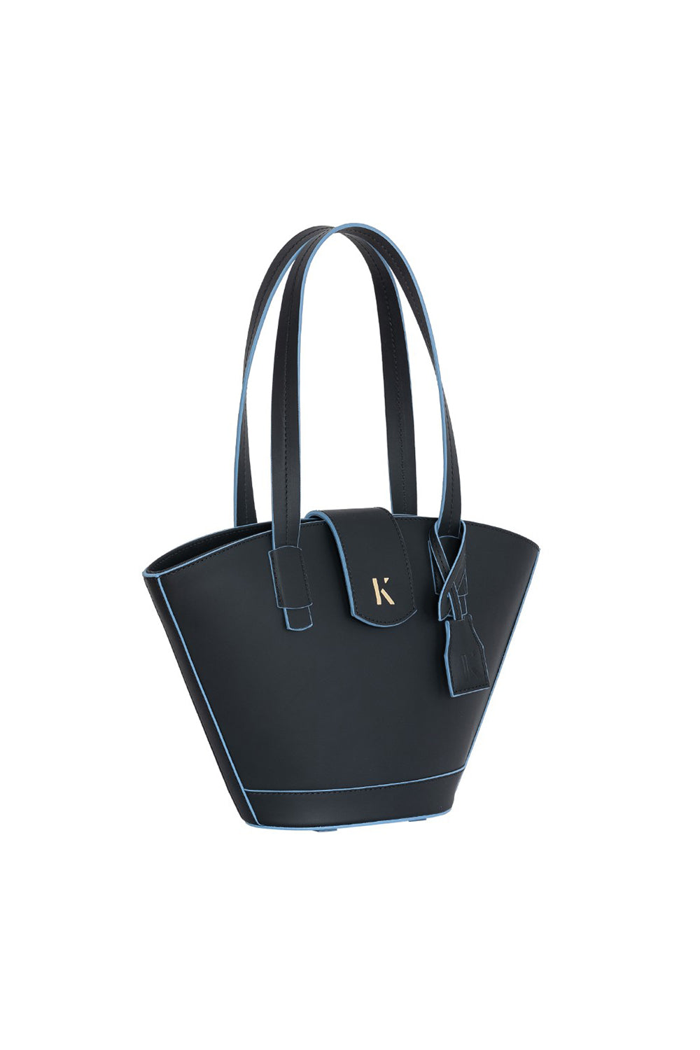 Khilios-Marla Tote Siyah Deri El /omuz Çantası-Omuz Çantası-5-Milagron.com