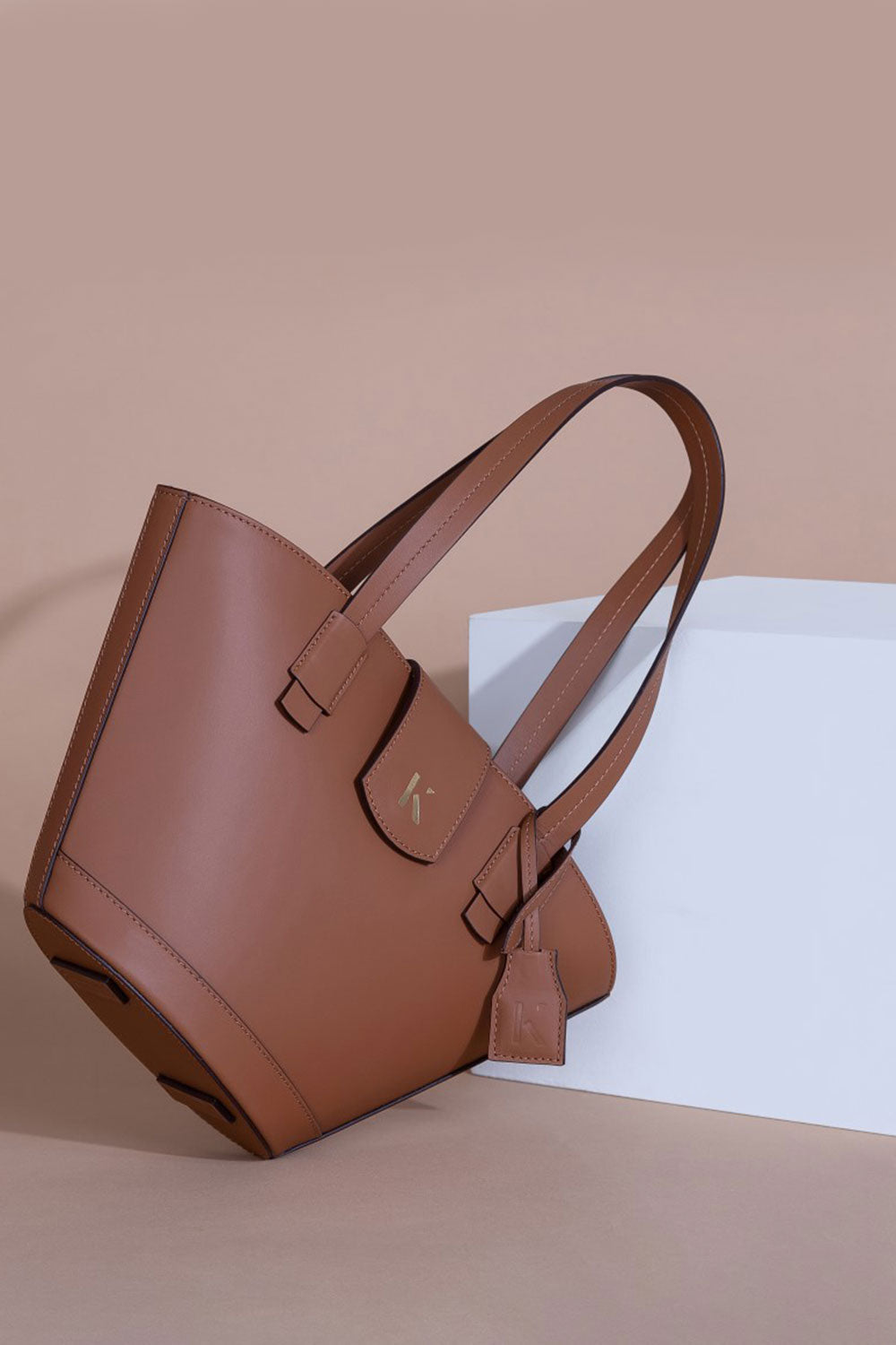 Khilios-Marla Tote Taba Deri El /omuz Çantası-Omuz Çantası-2-Milagron.com