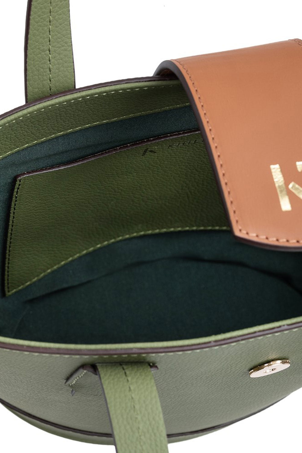 Khilios-Marla Tote Yeşil Deri El / Omuz Çantası-Omuz Çantası-6-Milagron.com