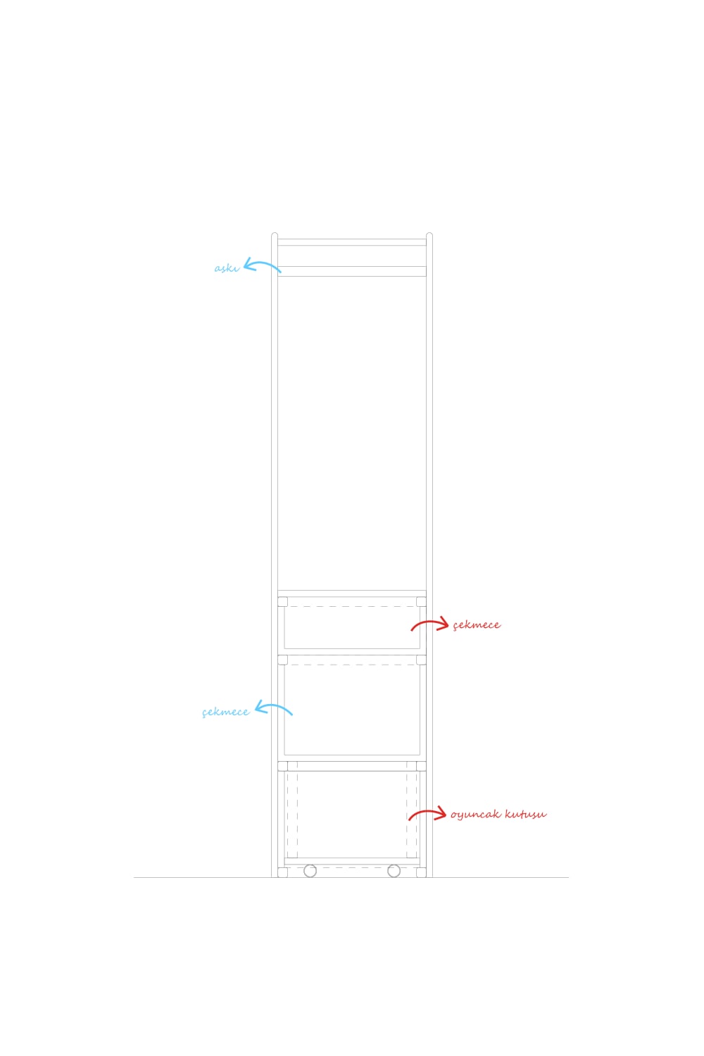 Kiddiverse-Flexa Dolap D02-Dolap-5-Milagron.com