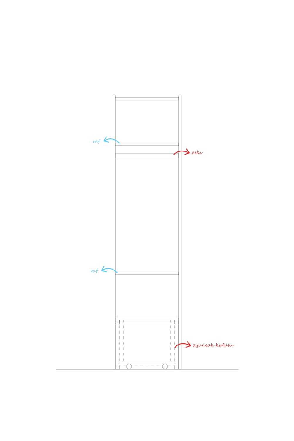 Kiddiverse-Flexa Dolap D04-Dolap-6-Milagron.com