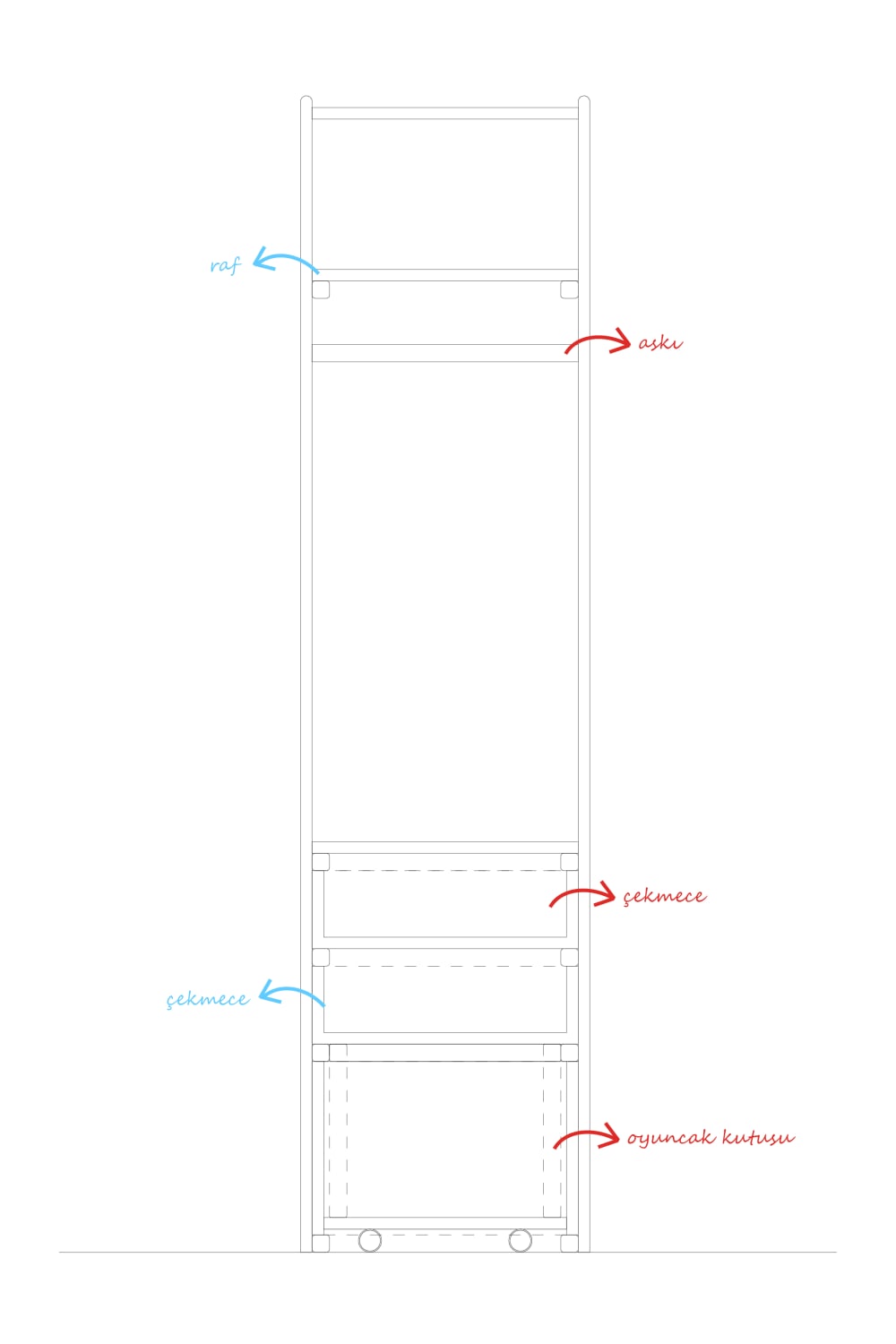 Kiddiverse-Flexa Dolap D06-Dolap-5-Milagron.com