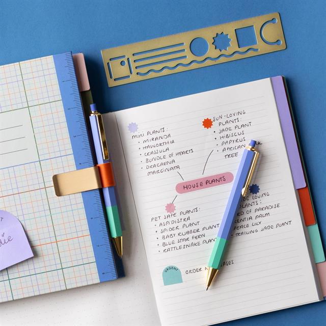 Kikkerland-Inkerie 0.7 Mm Mekanik Uçlu Kalem & Tükenmez Kalem & Klips Seti-Kalem Seti-4-Milagron.com