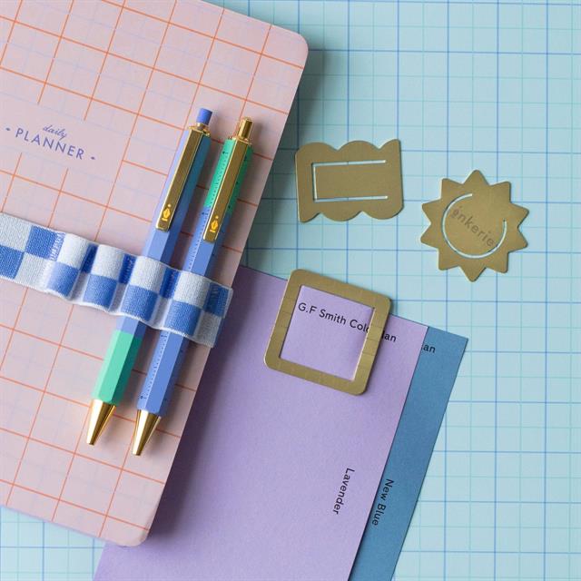 Kikkerland-Inkerie 0.7 Mm Mekanik Uçlu Kalem & Tükenmez Kalem & Klips Seti-Kalem Seti-5-Milagron.com