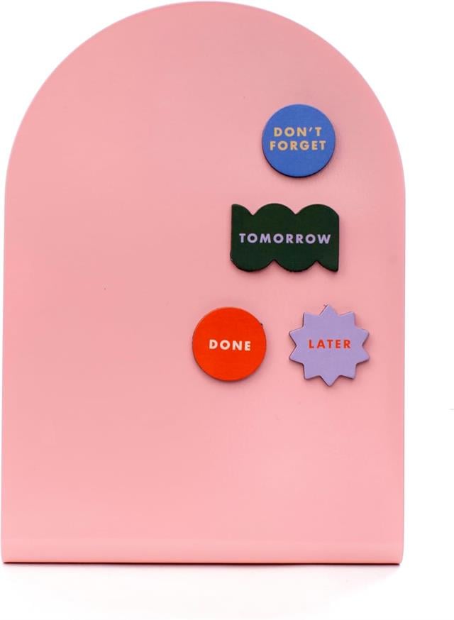 Kikkerland-Kikkerland Inkerie Pink Manyetik Board Pano-Manyetik Board-3-Milagron.com