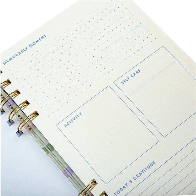 Kikkerland İNkerie Wellness Journal A5 Telli Yaşam Günlüğü