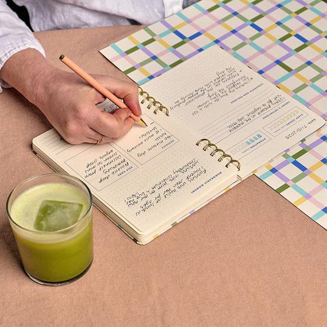Kikkerland İNkerie Wellness Journal A5 Telli Yaşam Günlüğü