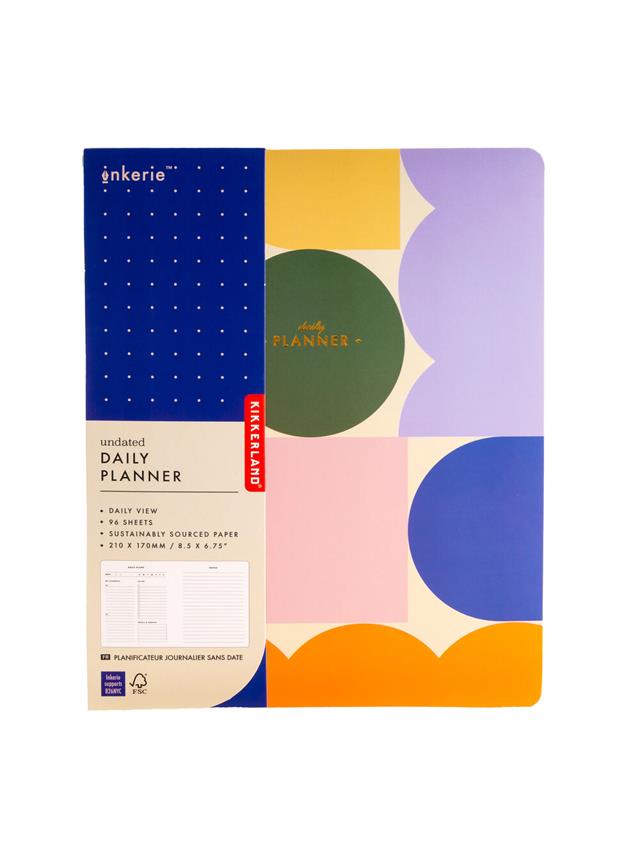 Kikkerland-Kikkerland A5 Sert Kapak Tarihsiz Ajanda / Planner-Özel Defterler-1-Milagron.com