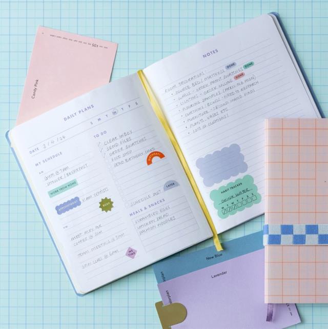 Kikkerland-Kikkerland A5 Sert Kapak Tarihsiz Ajanda / Planner-Özel Defterler-3-Milagron.com