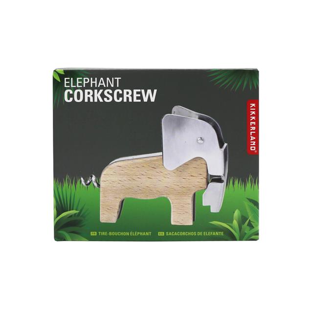 Kikkerland Elephant Corkscrew-Fil Tirbuşon