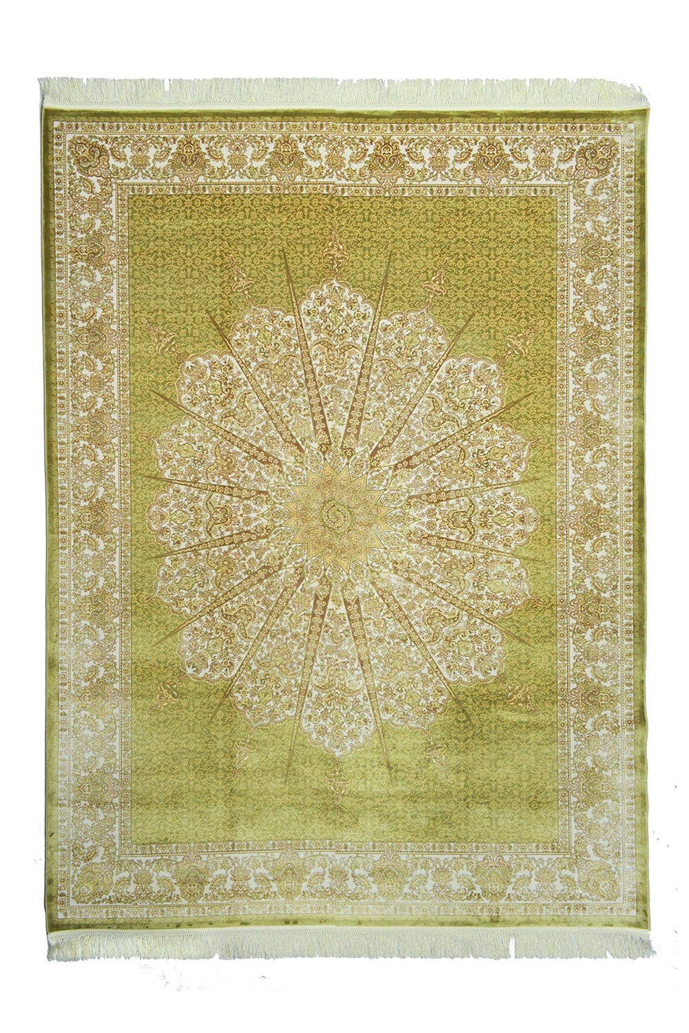 Geleneksel Desenli Bambu Halı 160x230 Cm (3.68 M²) - 1
