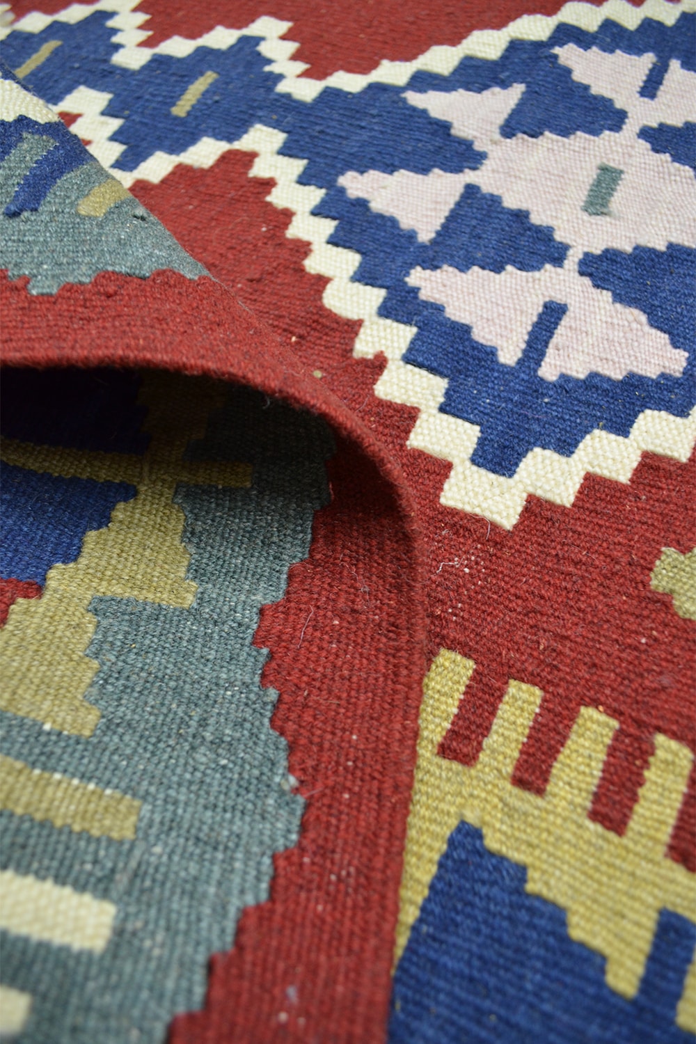 Yünden El Dokuma Uşak Kök İnce Kilim 120x180 Cm (2.16 M²) - 4