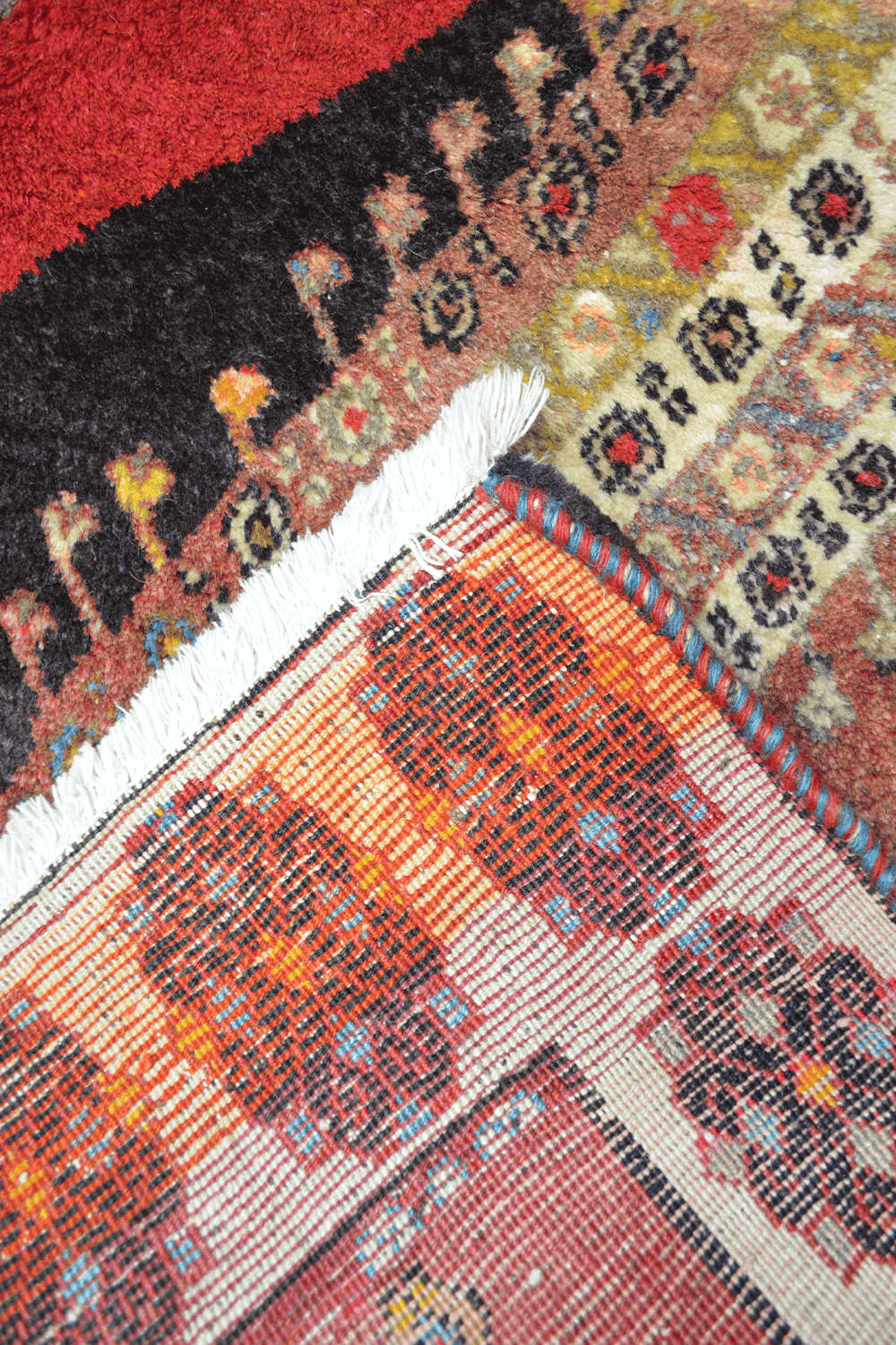 Yünden El Dokuma Vintage İran Köy Halısı 120x200 Cm (2.4 M²) - 6