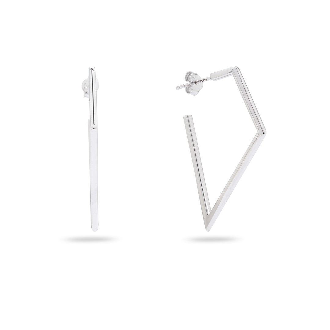 Kimolos-Alectrona 925 Ayar Gümüş Küpe-Küpe-1-Milagron.com