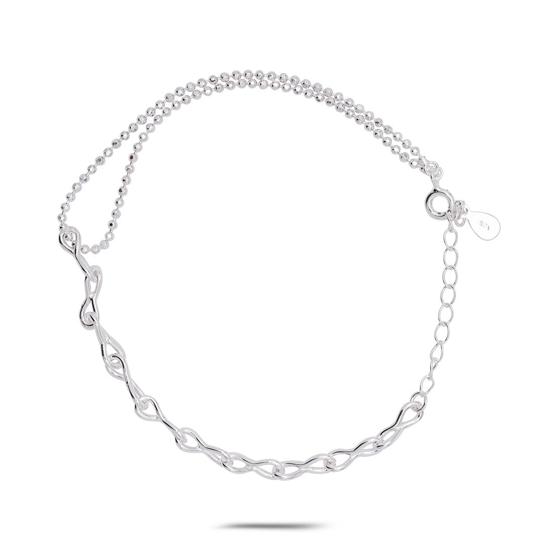 Kimolos-Argent Wave 925 Ayar Gümüş Bileklik-Bileklik-2-Milagron.com
