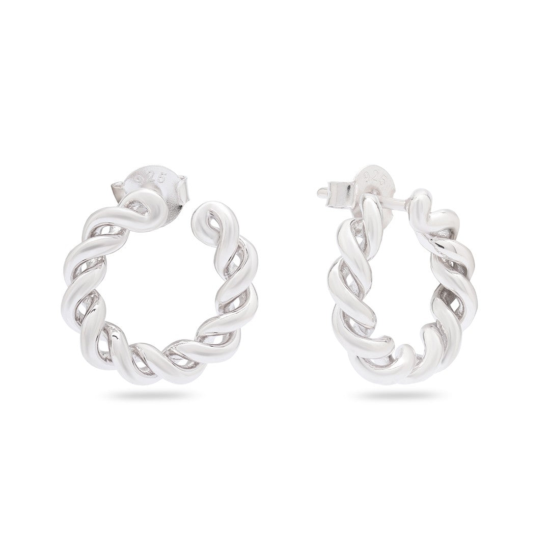 Kimolos-Eris 925 Ayar Gümüş Küpe-Küpe-2-Milagron.com