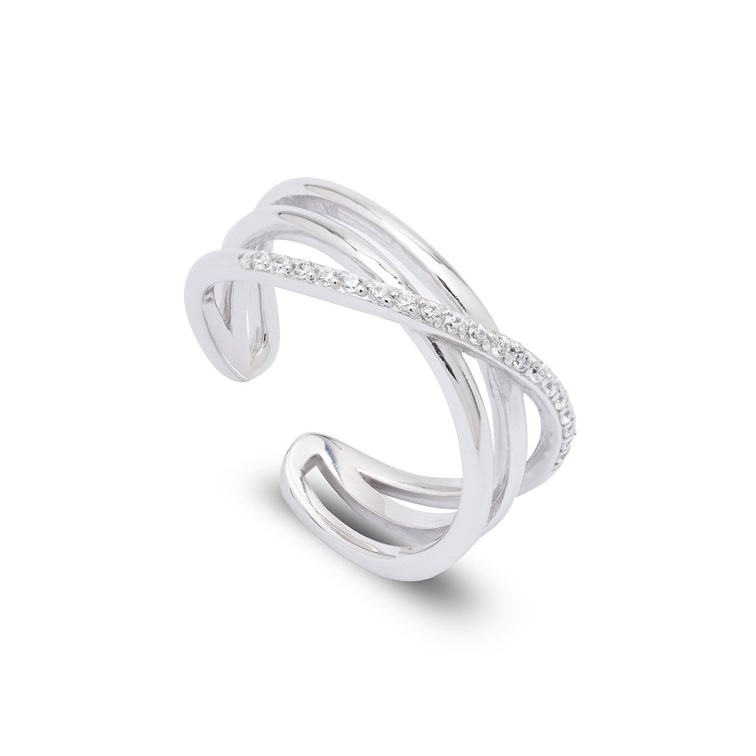 Kimolos-Faye 925 Ayar Gümüş Yüzük-Yüzük-1-Milagron.com