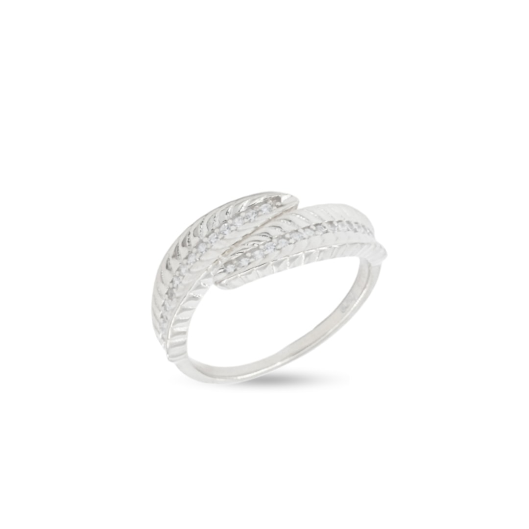 Kimolos-Helen 925 Ayar Gümüş Zirkon Taşlı Yüzük-4-Milagron.com
