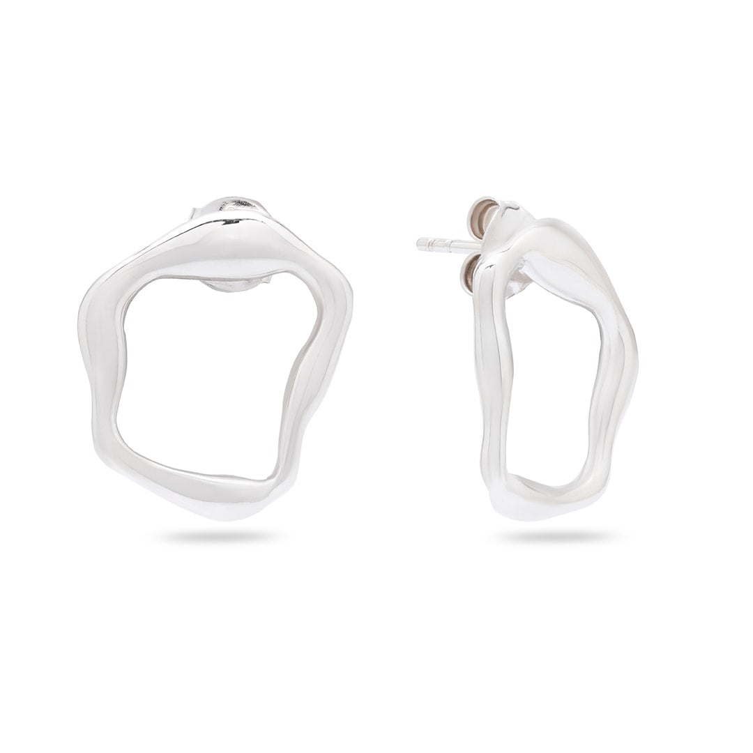 Kimolos-Helios Earring 925 Ayar Gümüş Küpe-2-Milagron.com