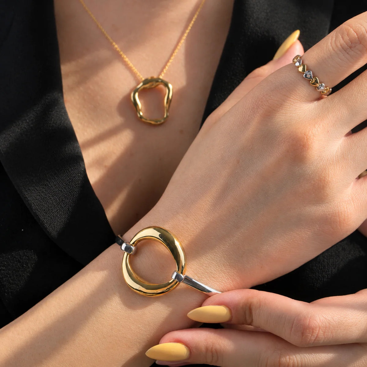 Kimolos-Helios Necklace 925 Ayar Gümüş Kolye-Kolye-3-Milagron.com