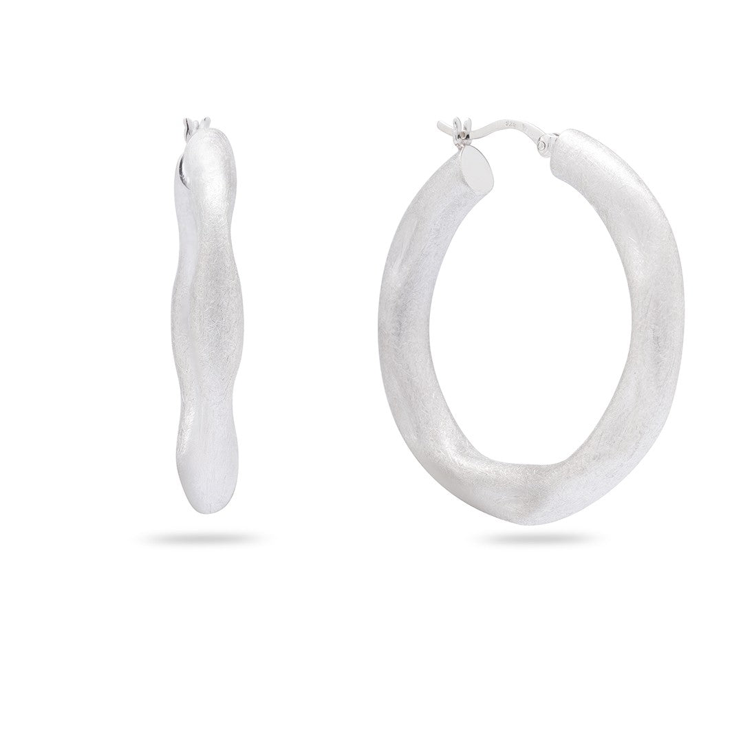 Kimolos-Lucina 925 Ayar Gümüş Küpe-Küpe-1-Milagron.com