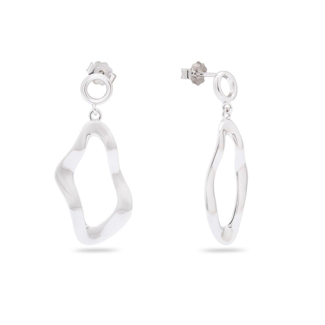 Kimolos-Mirage 925 Ayar Gümüş Küpe-Küpe-1-Milagron.com