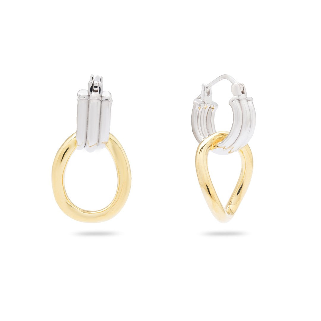 Kimolos-Nephthys 925 Ayar Gümüş Küpe-Küpe-1-Milagron.com