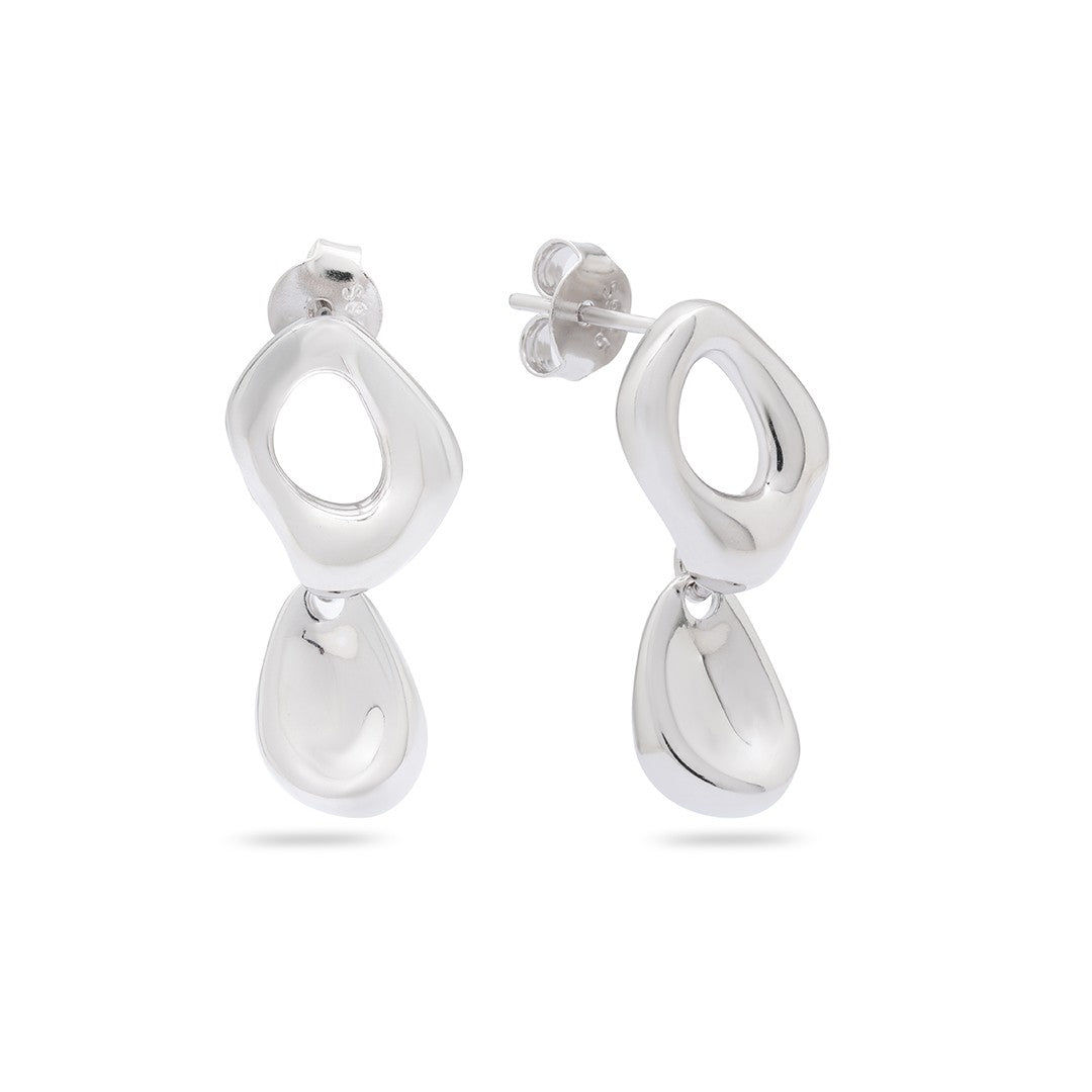 Kimolos-Nix 925 Ayar Gümüş Küpe-Küpe-2-Milagron.com