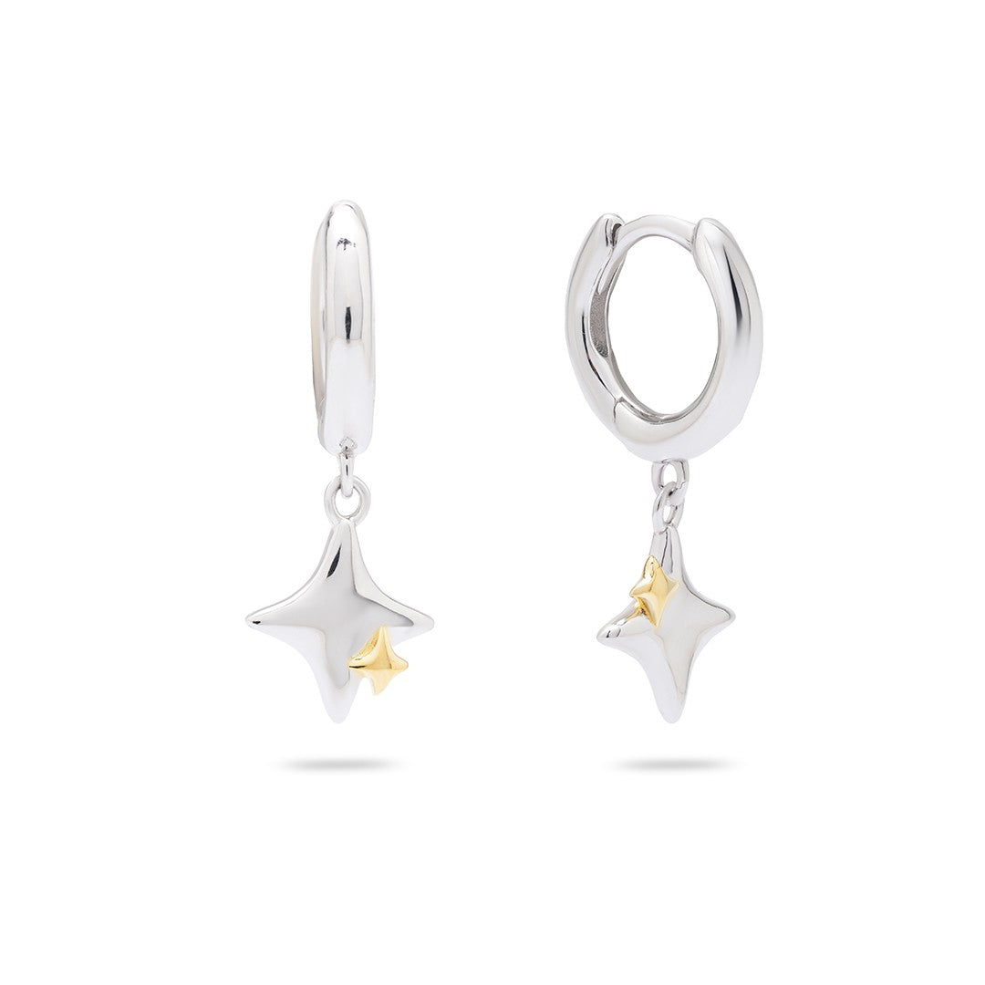 Kimolos-Nyx Earring 925 Ayar Gümüş Küpe-Küpe-1-Milagron.com