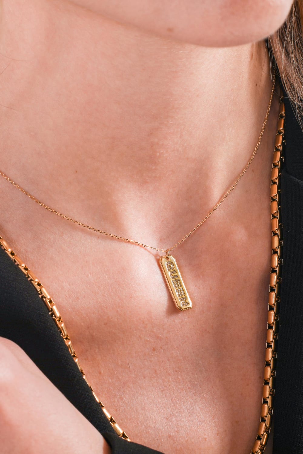 Kimolos-Queen 925 Ayar Gümüş Zirkon Taşlı Kraliçe Kolye-Kolye-3-Milagron.com