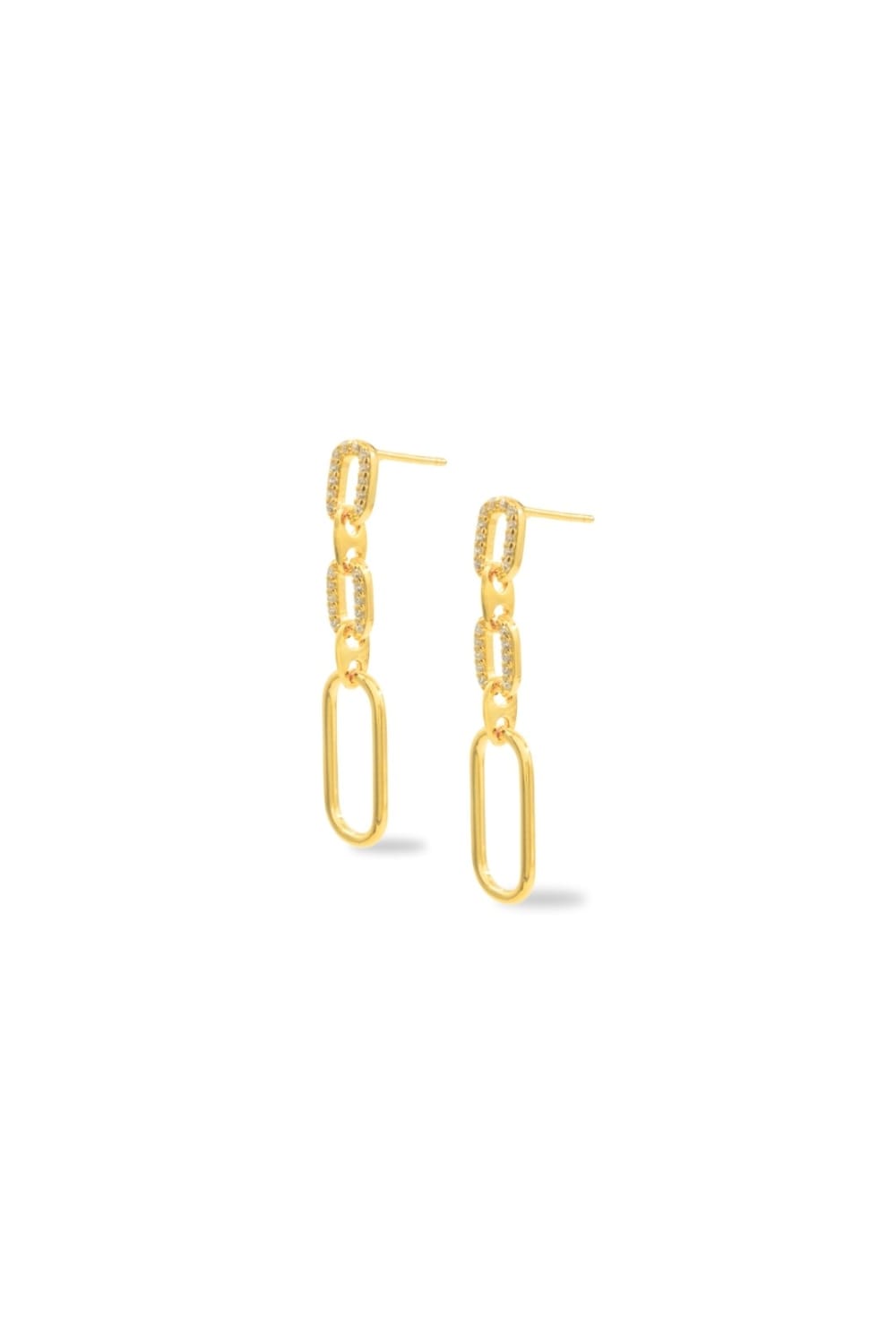 Kimolos-Spark Of Joy 925 Ayar Gümüş Zirkon Taşlı Sallantılı Küpe-Küpe-1-Milagron.com